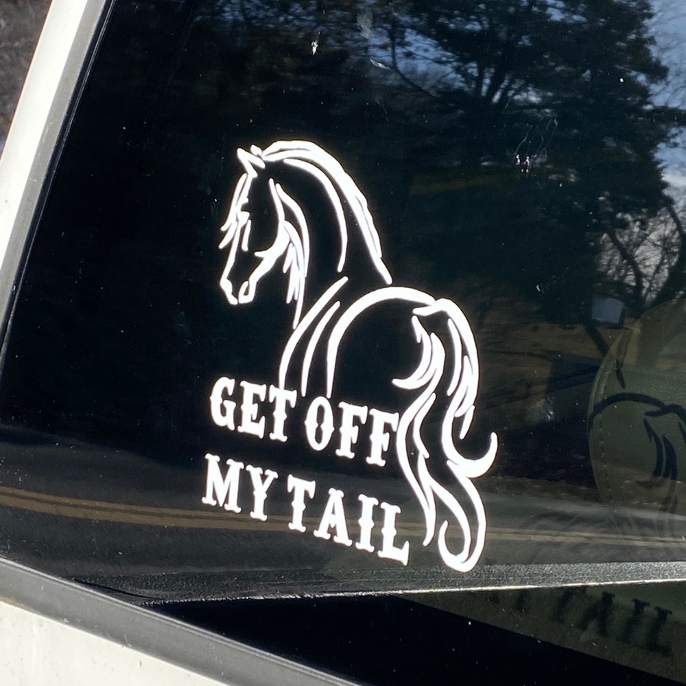 Car bumper or window decal